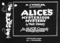    , Alice's Mysterious Mystery